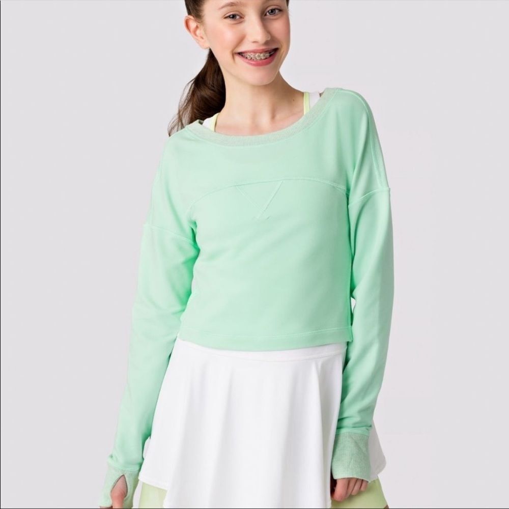 Ivivva All You’ve Got Pullover Mint Green Size 14